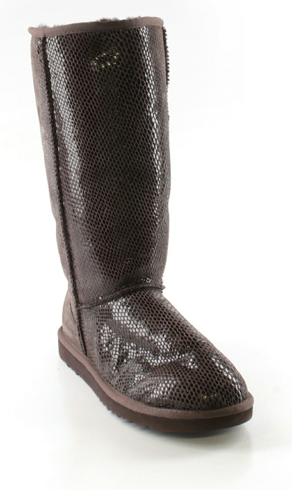 LN Ugg Australia Snake Brown Tall Boots